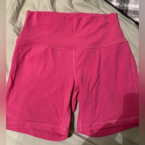 Bubblegum pink 6” shorts